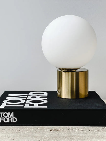 Designer Sculptural Globe Lamp