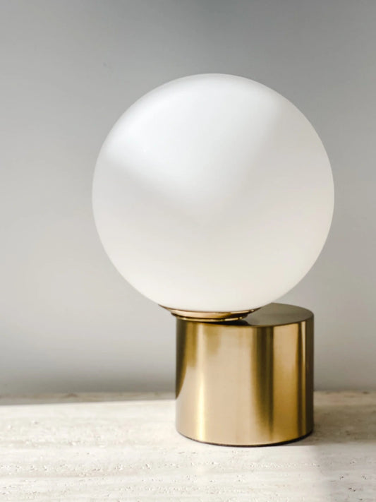 Designer Sculptural Globe Lamp